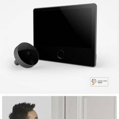 $204 with coupon for Xiaomi LOOCK CatY LSC-Y01 Smart Video Doorbell Face Recognition Human Sensing Mobile Alerts Two-way Talk from GEEKBUYING