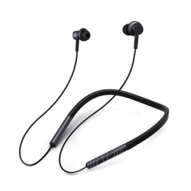 $49 with coupon for Xiaomi LYXQEJ01JY Bluetooth Earphones Necklace Earbuds  –  BLACK from GearBest