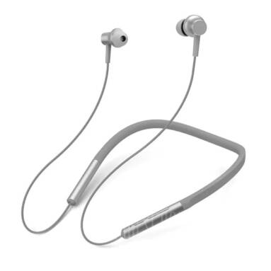 $52 with coupon for Xiaomi LYXQEJ01JY Bluetooth Earphones Necklace Earbuds  –  GRAY from GearBest