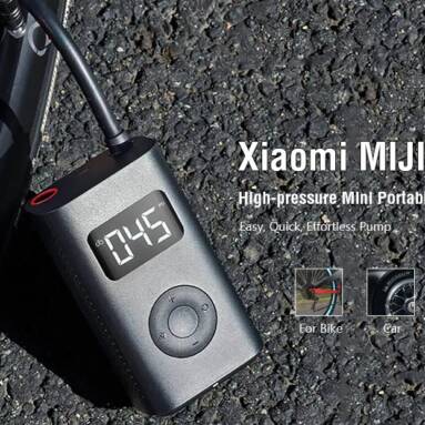 €31 with coupon for Xiaomi MIJIA Bicycle Pump High Pressure from GEARBEST