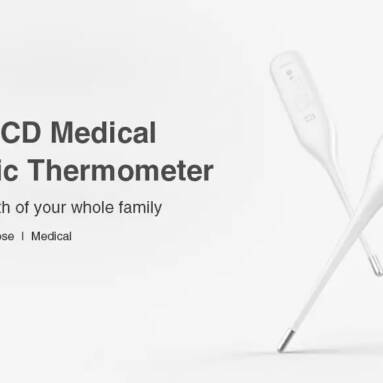 $3 with coupon for Xiaomi MMC – W201 LCD Medical Electronic Thermometer – WHITE from GearBest
