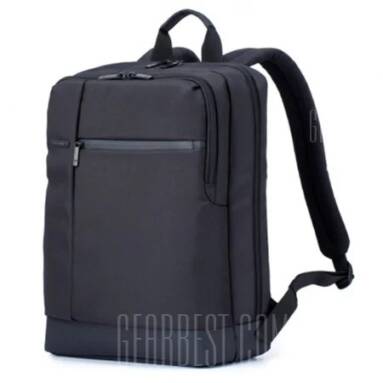 $26 with coupon for Xiaomi Men Classical Business Laptop Backpack  –  BLACK from GearBest