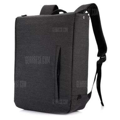 $21 with coupon for Xiaomi Men Minimalist Unique Laptop Backpack  –  BLACK from GearBest