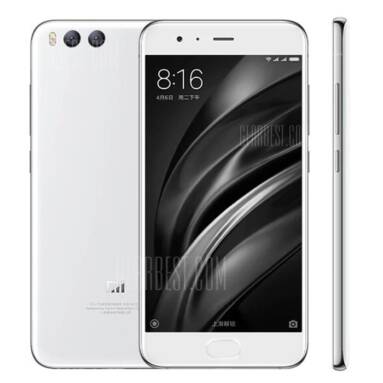 $360 with coupon for Xiaomi Mi 6 4G Smartphone  –  INTERNATIONAL VERSION 6GB RAM 64GB ROM  WHITE  from GearBest
