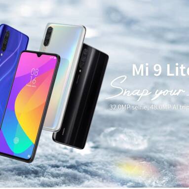 €194 with coupon for Xiaomi Mi 9 Lite 4G Phablet 6GB RAM 64GB ROM Global Version – Blue from GEARBEST