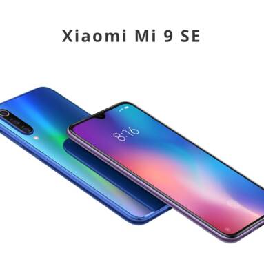 $389 with coupon for Xiaomi Mi 9 SE 5.97 Inch 4G LTE Smartphone Snapdragon 712 6GB 64GB 48.0MP+8.0MP+13.0MP Triple Rear Cameras MIUI 10 In-display Fingerprint NFC Fast Charge from GEEKBUYING