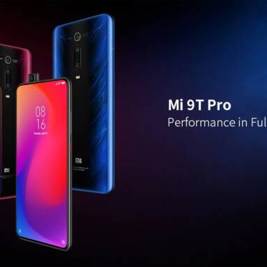 €296 with coupon for Xiaomi Mi 9T Pro 4G Phablet 6GB RAM 64GB ROM Global Version – Blue from GEARBEST