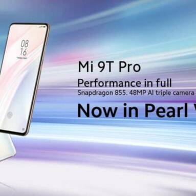 €306 with coupon for Xiaomi Mi 9T Pro Global Version 6.39 inch 48MP Triple Camera NFC 4000mAh 6GB 128GB Snapdragon 855 Octa core 4G Smartphone PEARL WHITE from BANGGOOD