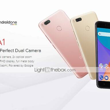 $164 with coupon for Xiaomi Mi A1 MiA1 Global Version 5.5 inch 4GB RAM 64GB ROM Gold from Banggood
