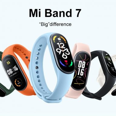€ 49 kèm theo phiếu giảm giá cho Vòng đeo tay thông minh Xiaomi Mi Band 7 Phiên bản tiêu chuẩn Hỗ trợ tiếng Trung và tiếng Anh từ TOMTOP