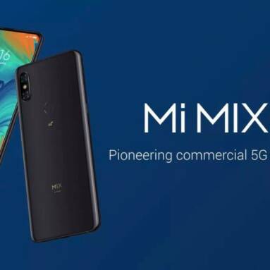 €335 with coupon for Xiaomi Mi MIX 3 5G Version Global Version 6.39 inch 6GB 128GB Snapdragon 855 Octa core 5G Smartphone – Blue from BANGGOOD