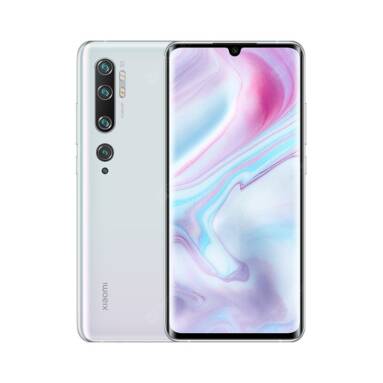 €389 with coupon for Xiaomi Mi Note 10 (CC9 Pro) 108MP Penta Camera Phone Global Version – White from GEARBEST