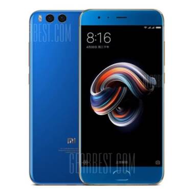 $329 with coupon for Xiaomi Mi Note 3 4G Phablet 64GB ROM  –  BLUE from GearBest