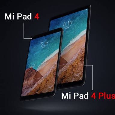 $269 with coupon for Xiaomi Mi Pad 4 Plus 4G LTE Tablet 4GB RAM 64GB ROM International Version from GEARVITA