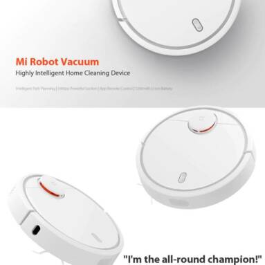 $354 with coupon for Xiaomi Mi Robot Vacuum Cleaner Robot + 2 x Side Brushes + 2 x Cleaner Filter + 1 x Rolling Brush + 1 x Virtual Wall + 1 x Rolling Brush Cover GERMANY WAREHOUSE from GEEKBUYING