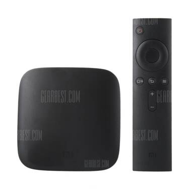 $62 with coupon for ( Official International Version ) Original Xiaomi Mi TV Box  –  EU PLUG  BLACK EU warehouse from GearBest