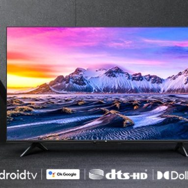 289 € s kuponom za Xiaomi Mi P1 TV 43” Limitless 4K UHD Display MEMC Hands-free zidna montaža Android TV™ 10 Dolby Vision® iz EU skladišta GSHOPPER