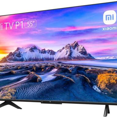 €354 with coupon for Xiaomi Mi TV P1 55 inch 2GB RAM 16GB ROM Android TV 10.0 bluetooth 5.0 5G Wifi 4K UHD HDR10+ MEMC Smart TV EU Version Support Netflix Official Amazon Prime Video Google Assistant L55M6-6AEU from EU CZ warehouse BANGGOOD