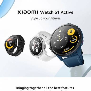 €120 with coupon for Xiaomi Mi Watch S1 Active from HEKKA
