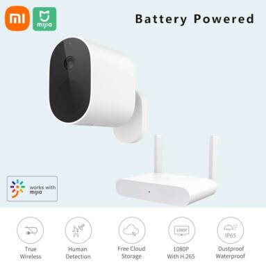 €54 with coupon for Xiaomi Mi Wireless Outdoor Camera HD 1080P Set from EU warehouse GSHOPPER