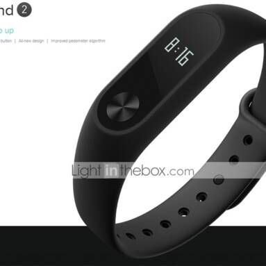 $19 with coupon for Xiaomi Mi band 2 Activity Tracker Smart Bracelet iOS Android from Lightinthebox