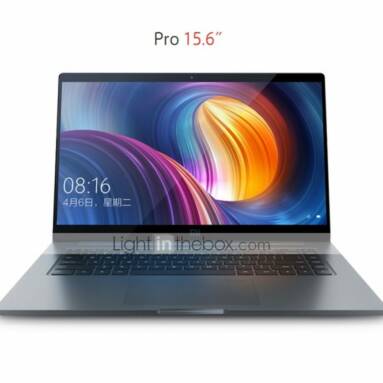 €662 flashsale for Xiaomi Mi notebook Pro laptop 15.6 inch i5-8250U 8GB DDR4 256GB SSD Windows10 MX150 from LightInTheBox