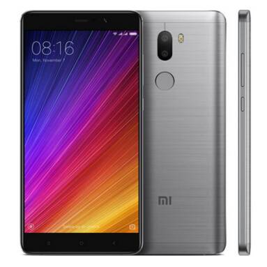 $265 with coupon for Xiaomi Mi5S Plus 4G Phablet 64GB ROM  –  INTERNATIONAL VERSION  DEEP GRAY from GearBest