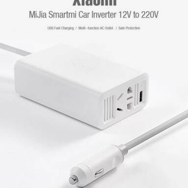 $35 with coupon for Xiaomi MiJia Smartmi Car Inverter 12V to 220V from GearBest