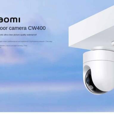€49 with coupon for Xiaomi Mijia CW400 WiFi Smart Outdoor Camera from GSHOPPER