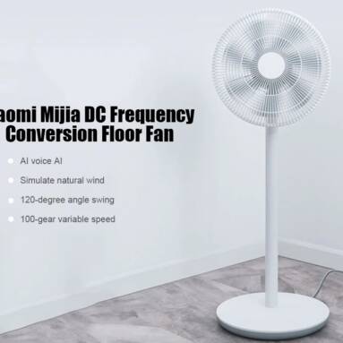 $129 with coupon for Xiaomi Mijia DC Frequency Conversion Floor Fan from GearBest