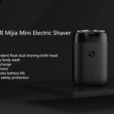 $14 with coupon for Xiaomi Mijia Dual Float Blades Shaving Type-C Electric Shaver IPX7 Waterproof Silent Motor Dry Wet Electric Razor for Men from BANGGOOD