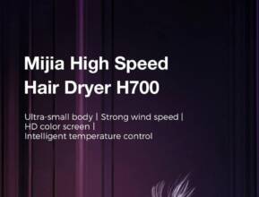 €109 with coupon for Xiaomi Mijia H700 High Speed Anion Hair Dryer from GEEKBUYING