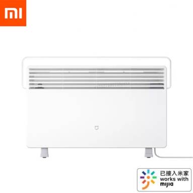 €82 with coupon for Xiaomi Mijia KRDNQ03ZM Intelligent Electric Heater 2200W Six Gears Thermoregulation Four Gears Timing Drying Rack with Mijia APP Google Alexa Control from EU CZ warehouse BANGGOOD
