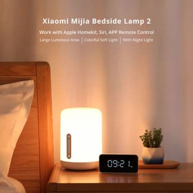 €39 with coupon for Xiaomi Mijia MJCTD02YL Colorful Bedside Light 2 Bluetooth WiFi Touch APP Control Apple HomeKit Siri from EU CZ warehouse BANGGOOD