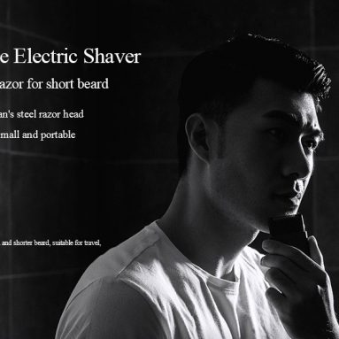 $ 27 med kupon til Xiaomi Mijia bærbar barbermaskin USB genopladelig fra GEARVITA