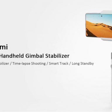 € Xiaomi Mijia SJYT54FM için kuponlu 01 € AB CZ depolarından Eylem Kamera Telefonu için 3mAh Pil ile 5000 Eksen El Gimbal Sabitleyici BANGGOOD
