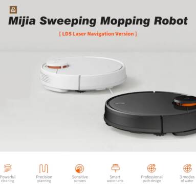 $319 with coupon for Xiaomi Mijia STYTJ02YM 2 in 1 Sweeping Mopping Robot Vacuum Cleaner EU GERMANY WAREHOUSE from GEARBEST