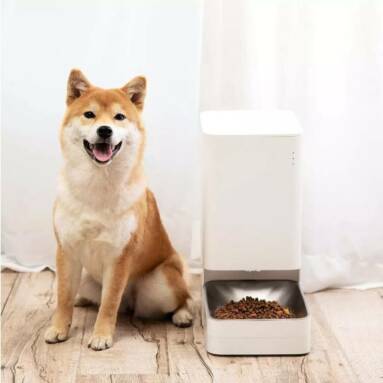 €82 with coupon for Xiaomi Mijia Smart Automatic Pet Food Dispenser Feeder Bowl APP Control Grain Delivery Container Intelligent Linkage For Dogs Cats Drinking Water Food Feeding Pets Supplies Accessories from EU CZ warehouse BANGGOOD