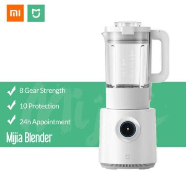 €144 with coupon for Xiaomi Mijia Smart Crusher Blender 220V 1000W High Speed OLED Knob Screen 24-hour Appointment Warm Keeping Multifunctional Blender from BANGGOOD