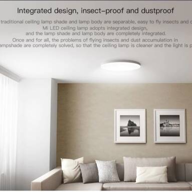 €84 with coupon for Xiaomi Mijia Smart LED Ceiling Light AC220V Support WiFi / Bluetooth / APP / Voice Control from BANGGOOD