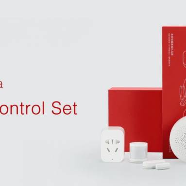 $45 with coupon for Xiaomi Mijia 5 in 1 Smart Home Security Kit with Wireless Switch PIR Motion Sensor Multifunctional Gateway Set from GEARVITA