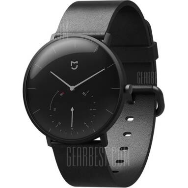 $59 with coupon for Xiaomi Mijia Smart Waterproof Smartwatch Bluetooth 4.0 IP67 – BLACK from GEARBEST