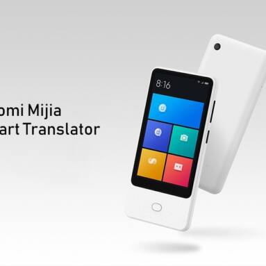 €217 with coupon for Xiaomi Mijia Translator Smart 18 Language Wireless Bluetooth Interpreter Two-way Voice Translation from GEARBEST
