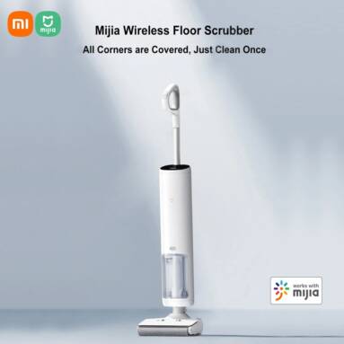 €211 with coupon for Xiaomi Mijia Wireless Floor Scrubber Innovative Crawler Roller Brush B302CN-JZ from EU warehouse TOMTOP