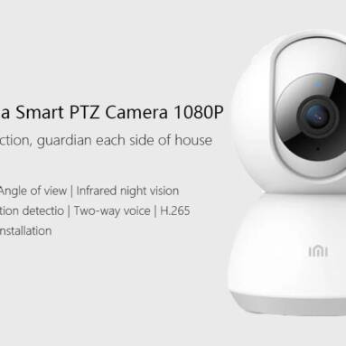 €23 with coupon for Xiaomi Mijia Xiaobai IMI 1080P Home Security Camera Pan-tilt Version from GEARVITA