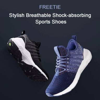 $51 with coupon for Xiaomi Mijia YouPin FREETIE Men Stylish Breathable Shock-absorbing Sports Shoes from GearBest