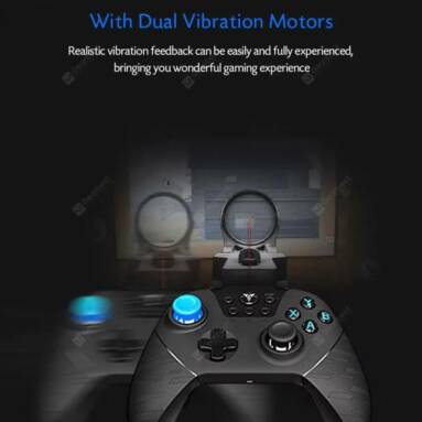 €42 with coupon for Xiaomi Mijia flydigi Smart Black Warrior X8 pro game handle Bluetooth wireless dual mode from GEARBEST