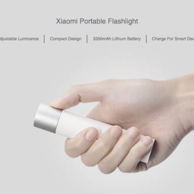 $9 with coupon for Xiaomi Minimalist Portable Flashlight from GEARVITA