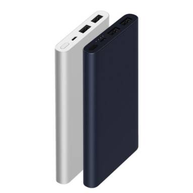 €13 with coupon for Xiaomi New 10000mAh Power Bank 2 Dual USB 18W Quick Charge 3.0 Charger for Mobile Phone from EU CZ / CN warehouse BANGGOOD