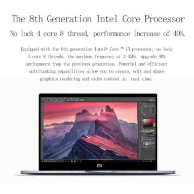 $784 with coupon for Xiaomi Notebook Pro Win10 15.6 Inch Intel Core i5-8250U Quad Core 8G/256GB Fingerprint Sensor Laptop from BANGGOOD
